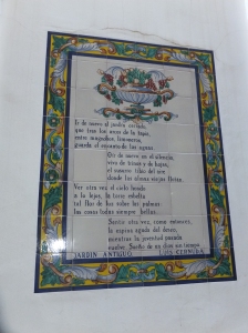 Poema Jardín Antiguo.